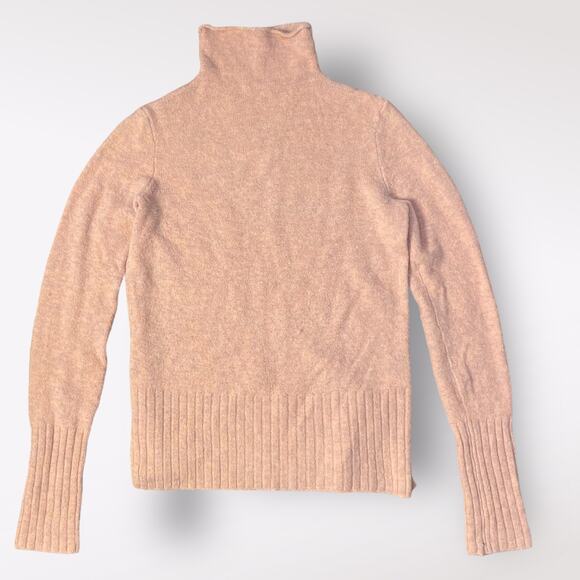 Madewell Dusty Pink Inland Mock neck wool alpaca‎ Sweater Size XS - Picture 3 of 10